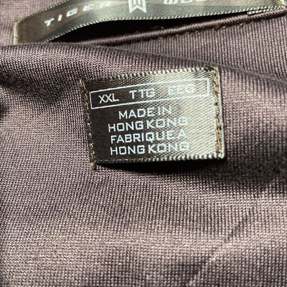 Tiger Woods NWOT Vintage Patterned Polo Shirt XXL - Picture 7 of 8